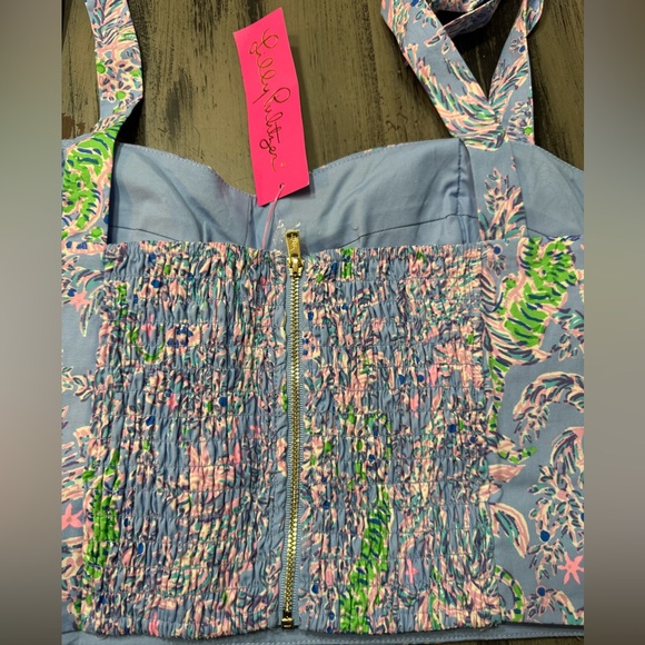 Lilly Pulitzer Rosalie Skirt Set in the "Blue Peri The Turtle Package” NWT - Picture 7 of 16